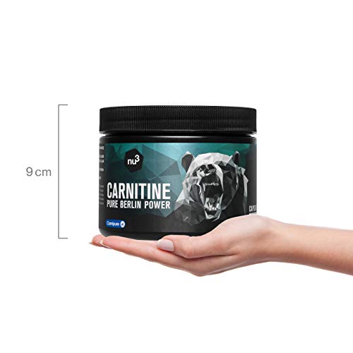 nu3 L-Carnitina - 250 cápsulas - Aminoácido quemador de grasa - Suplemento vegetal para ganar definición muscular - Ideal para definir el cuerpo - Perfecto para atletas de resistencia y fuerza