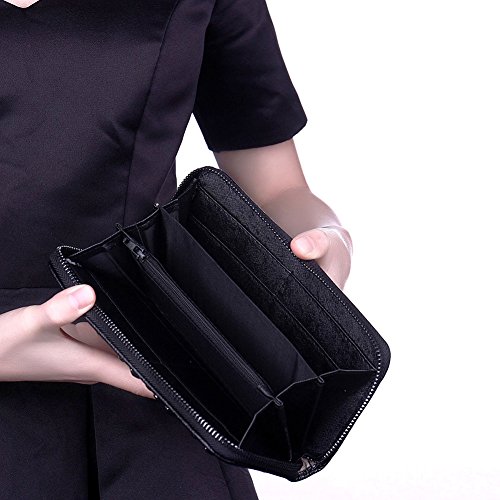 Nube carpeta largo personalita 'Estilo Cartera para mujer con cremallera piel Material Fashion buen regalo San Valentín