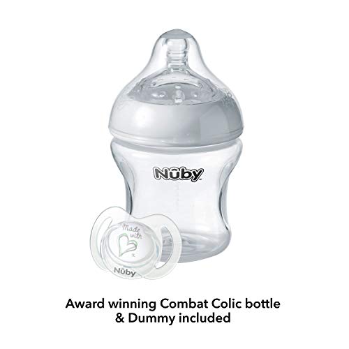 Nuby - Esterilizador de vapor para microondas blanco