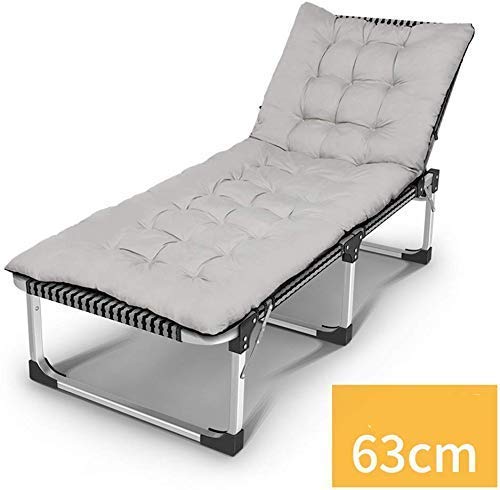 Nuevo Hogar Multifuncional de aleación de Aluminio Cama Plegable Ministerio del Interior Siesta Individual Fácil de Marzo Siesta Silla de salón (Color : 4)