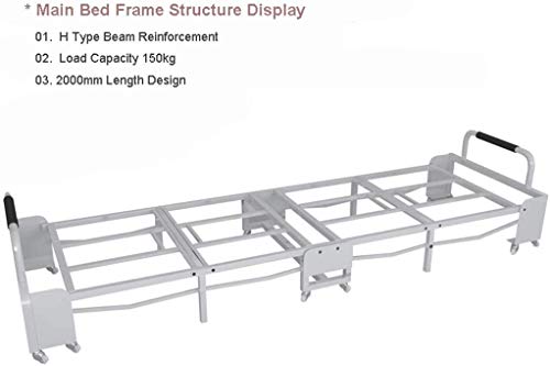Nuevo Ministerio del Interior Silla Cama Almuerzo portátil Simple Casa de Refuerzo y Duradero Cama económico Lino Plegable (Color : Blue, Size : 70cm)
