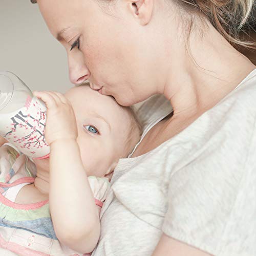 Nuk - Biberón “Disney Winnie First Choice Plus”, botella de polipropileno, con tetina ortodóntica para la mandíbula, sin BPA, para 6 - 18 meses, tamaño M verde verde