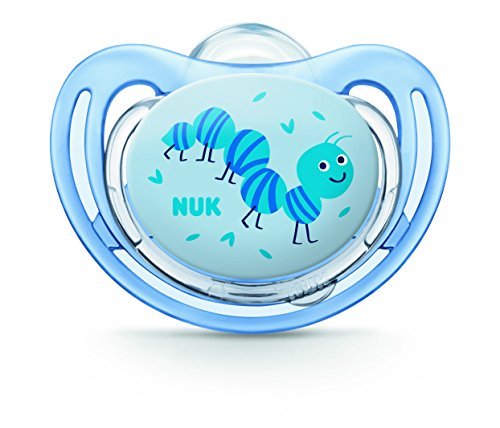 Nuk Freestyle - Set de 2 chupetes para niño Talla 1 Talla:0 a 6 meses, modelos aleatorios