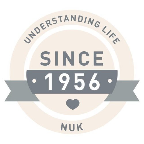 NUK Genius - Chupetes ortodónticos de silicona para niños, paquete de 2 unidades, sin BPA, edad 0-6 m (monstruo/ballena)