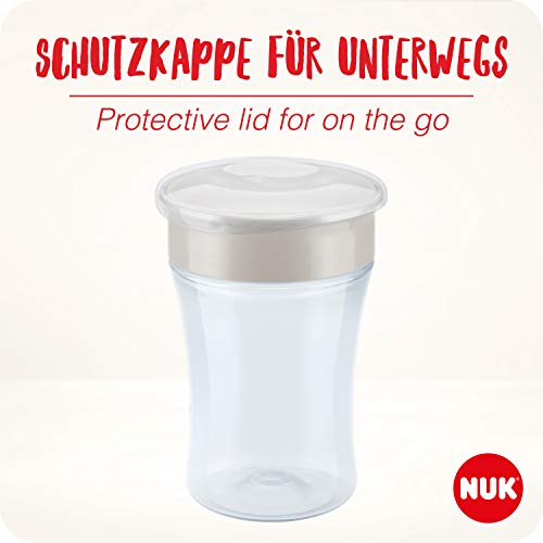 NUK Magic - Taza antiderrame (230 ml), transparente