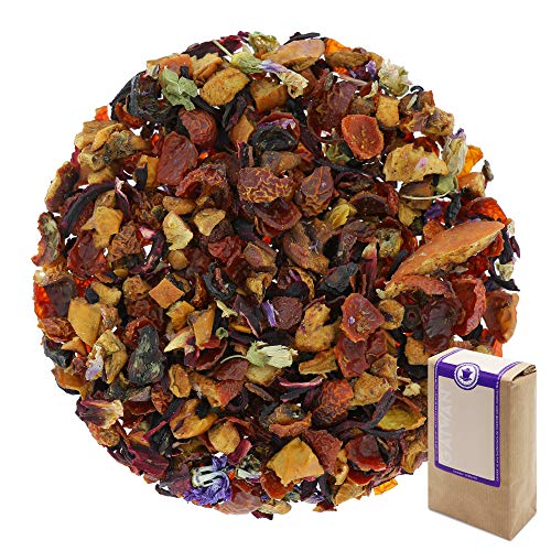 Núm. 1378: Té de frutas "Selva" - hojas sueltas - 100 g - GAIWAN® GERMANY - manzana, rosa mosqueta, hibisco, malva