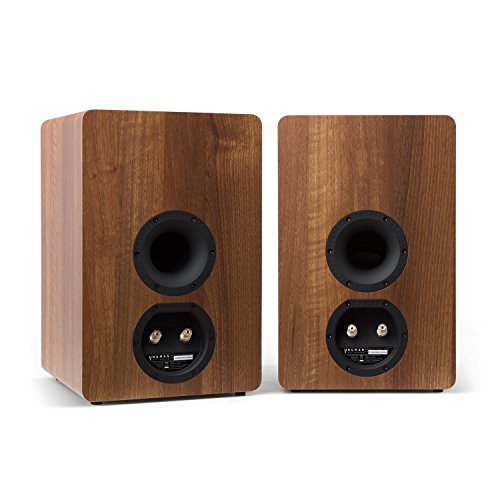 Numan Retrospective 1978 MKII Altavoces HiFi de estantería de 3 vías (2x160W Potencia máxima, subwoofer de 8", altovoz de Medios y Agudos, Home Cinema) - Nogal