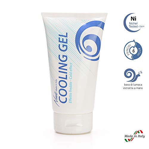 Nuvo' Gel crema refrescante Piernas Pies Tobillos EFECTO FRÍO. Baba de Caracol Mentol Eucalipto Extractos de Arándanos.Made in Italy 150ml