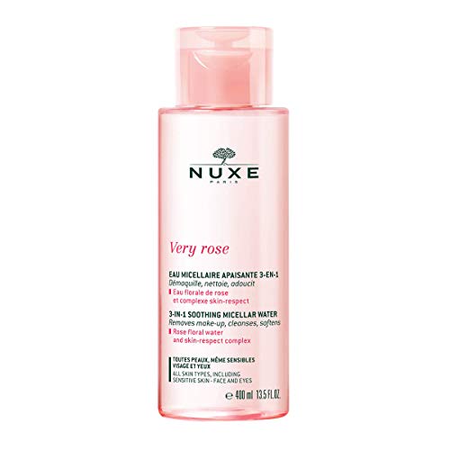 Nuxe Very Rose - Agua micelar para pieles sensibles, 400 g