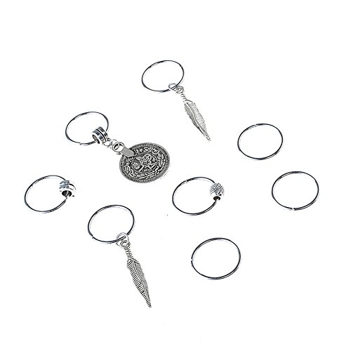 Nvfshreu - Cinta para la cabeza, elegante, elegante, estilosa, bonita, diadema, estilo sencillo para mujer plata Talla única