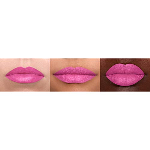 Nyx Professional Makeup Barra De Labios Mate De Larga Duración Y Cobertura Total Suede Matte Lipstick Tono 13 Electroshock Color Rosa
