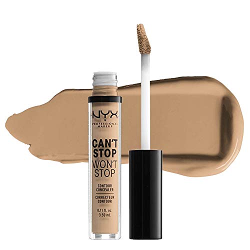 Nyx Professional Makeup - Corrector Líquido Can't Stop Won't Stop - CAN'T STP WON'T STP CN CNCLR-NATURL