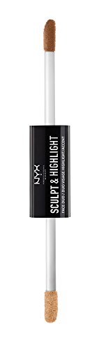 NYX Professional Makeup Maquillaje De Contouring Sculpt & Highlight tono 2 Almond Light color Beige