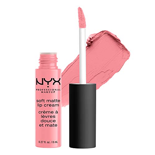 NYX Professional Makeup Pintalabios Soft Matte Lip Cream, Acabado cremoso mate, Color ultrapigmentado, Larga duración, Fórmula vegana, Tono: Tokyo