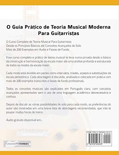 O Guia Prático de Teoria Musical Moderna para Guitarristas: Edição em Português (teoria da guitarra)