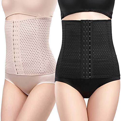 O³ Corset Reductor Adelgazante Mujer – Tallas S – XXXL | Fajas Reductoras Adelgazantes para Body Mujer Lola Pink– Fajas Colombianas Cómodas y Ligeras – Negro M/38