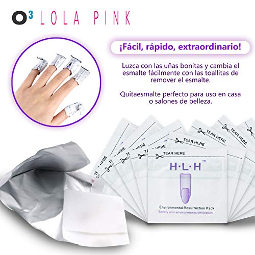 O³ Removedor Esmalte Permanente 200 Unidades + 10 Pinzas Uñas | Quitaesmalte Permanente | Cleaner Uñas Gel - Cleaner Uñas Semipermanente - Quitaesmalte Semipermanente | Quitaesmalte Uñas Gel