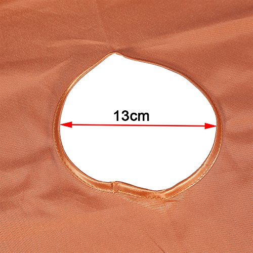 oallas de salón de belleza suave belleza Hoja de masaje Spa impermeable al agua y aceite con agujero de Souffle, blanco, 80*200