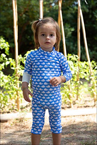 OCOI Traje De Baño para Bebés con Protección Solar UPF50+ Manga Larga – Mono/Bodysuit/Bañador Entero Una Pieza Niños Anti UV