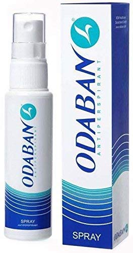Odaban Antiperspirant Deodorant Spray, Spray Para Dormir con Bloqueo de Sudor Completo, 2 x 30 ml