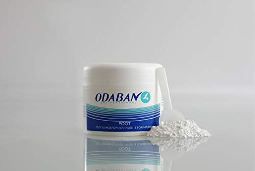 Odaban – Polvo antiperspirante Odaban para pies y calzado, 50 g