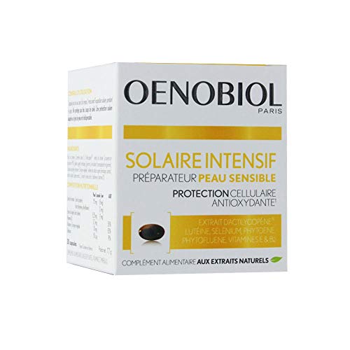 Oenobiol Solar intensivo - Preparador para piel sensible, 30 cápsulas
