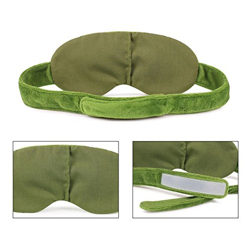 OFKPO Antifaz para Dormir Antifaz de Ojo de Rana de Dibujos Animados