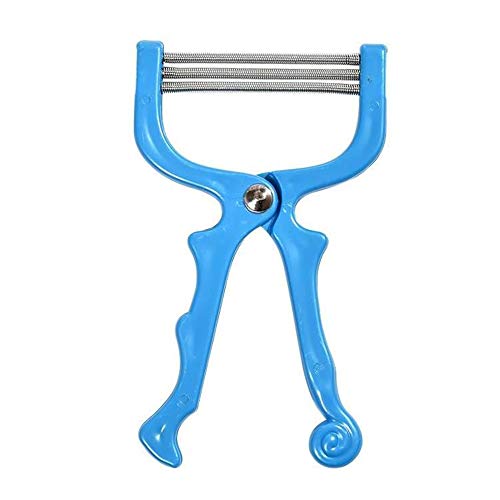 Ogquaton Herramienta de eliminación de vello facial para mujeres de color azul superior Removedor de depiladoras de roscado Herramienta de belleza para roscar Palo