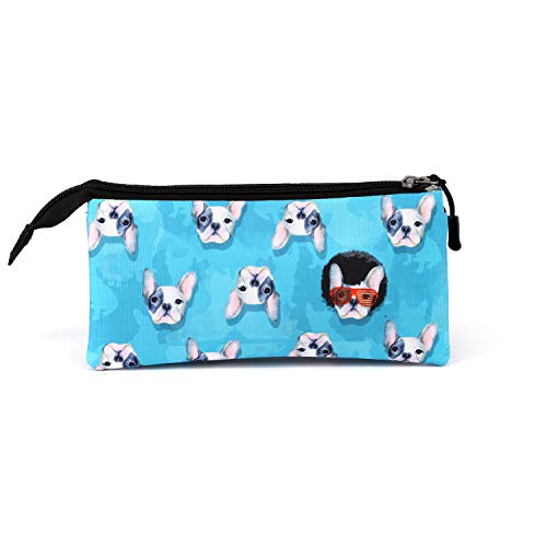 Oh My Pop! Oh My Pop! Doggy-Dreifach HS Federmäppchen Estuches 24 Centimeters Multicolor (Multicolour)