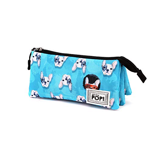 Oh My Pop! Oh My Pop! Doggy-Dreifach HS Federmäppchen Estuches 24 Centimeters Multicolor (Multicolour)