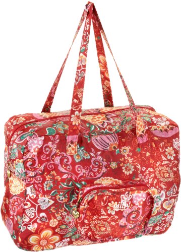 Oilily - Bolso de mano de nailon para mujer, color rojo, talla onesize