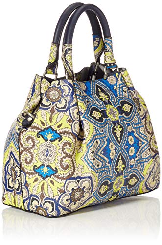 Oilily Orient Svf - Bolso de mano para mujer (13 x 22 x 26 cm), color Azul, talla 13x22x26 cm (B x H x T)