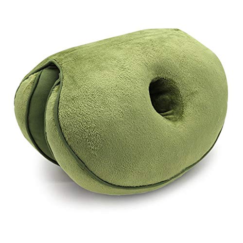 OIUY Multifuncional Felpa Hermosa Cadera Asiento cojín Almohada Plegable Puede acomodar Almohada Multiusos