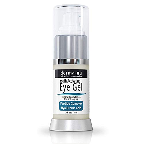 Ojos falte Crema de dermatológicamente de Nu – Anti Projector Eye Gel Tratamiento para ojo oscuros anillos, Hinchazón y las – peptid Colágeno Edificios Fórmula – ácido hialurónico & Amino Acid – .5oz