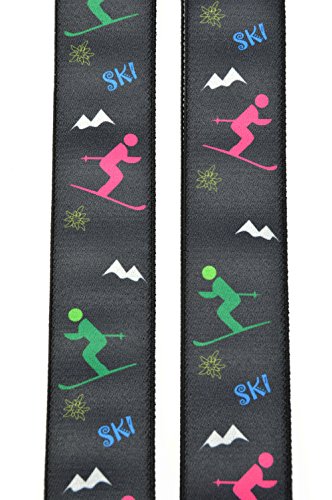 Olata Tirantes para Salopettes Esquí/Esquí Pantalone con Esquí Diseño. Adulto, X-Forma (Metal)