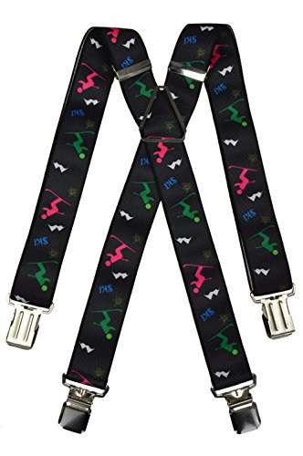 Olata Tirantes para Salopettes Esquí/Esquí Pantalone con Esquí Diseño. Adulto, X-Forma (Metal)