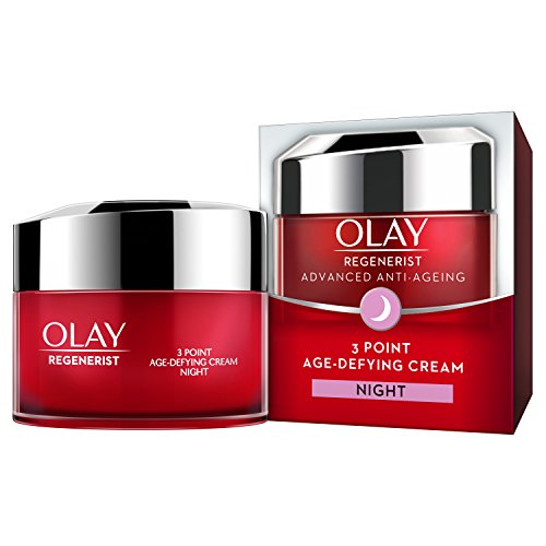 Olay Regenerist 3 puntos reafirmante Anti-Envejecimiento Crema Nocturna Hidratante, 15 ml