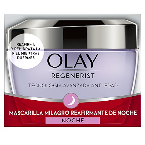 Olay Regenerist Overnight Miracle Mascarilla reafirmante, Mascarilla de noche con niacinamida y péptidos, 50 ml