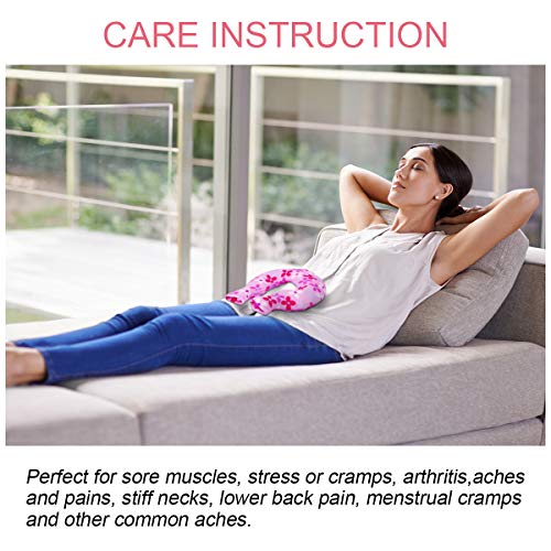 olsa de agua caliente de PVC con cuello y hombro en forma de U, botella de agua caliente de caucho con cubierta de felpa 2L