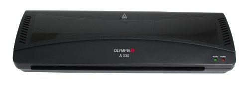 Olympia - Laminator A 330, fría y caliente, incluyendo 6 bolsillos (3 x DIN A 4 y DIN A 3 x 5), negro