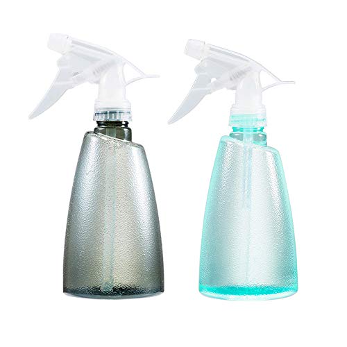 Olywee - Botellas de pulverización para limpieza (500 ml, vacío, rellenable, de plástico, a prueba de fugas, con modos de niebla y corriente para agua, cocina, baño, 2 unidades