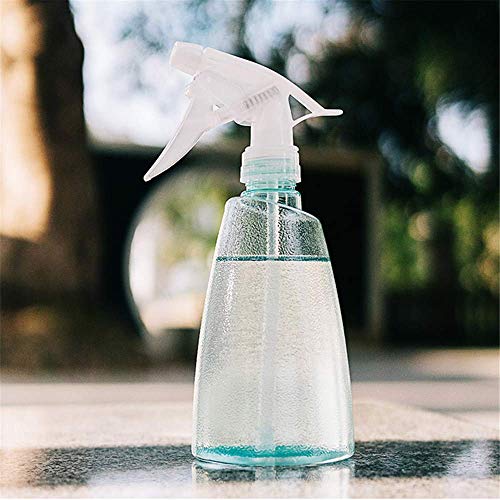 Olywee - Botellas de pulverización para limpieza (500 ml, vacío, rellenable, de plástico, a prueba de fugas, con modos de niebla y corriente para agua, cocina, baño, 2 unidades