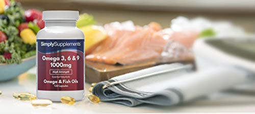 Omega 3-6-9 1000 mg - ¡Bote para 8 meses! - 240 Cápsulas - SimplySupplements