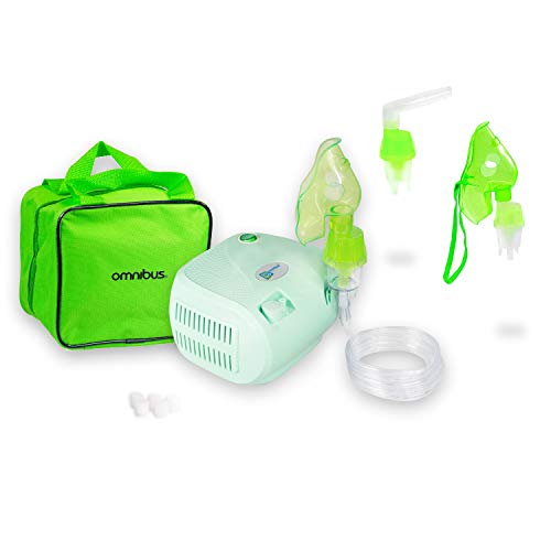 Omnibus BR-CN116B - Nuevo inhalador compresor Inhalador compacto para inhaladores bebe electrico (Limón)