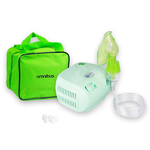 Omnibus BR-CN116B - Nuevo inhalador compresor Inhalador compacto para inhaladores bebe electrico (Limón)