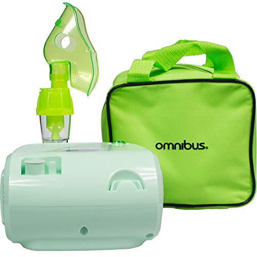 Omnibus BR-CN116B - Nuevo inhalador compresor Inhalador compacto para inhaladores bebe electrico (Limón)