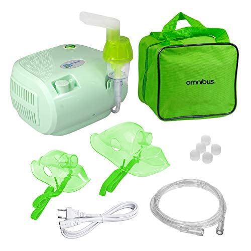 Omnibus BR-CN116B - Nuevo inhalador compresor Inhalador compacto para inhaladores bebe electrico (Limón)