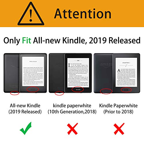 OMOTON Funda Nuevo Kindle 2019 Carcasa Nuevo Kindle 2019 Funda, PU, Sueño Automático, Cierre Magnético, Color Árbol de Amor, Solo para All-New Kindle, 2019 Released