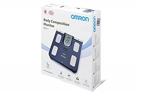 OMRON BF 511 - Báscula de composición corporal, color azul