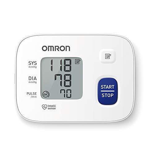 OMRON RS1 - Tensiómetro de muñeca para uso doméstico o externo, color blanco